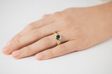 Teal Australian Sapphire Ring