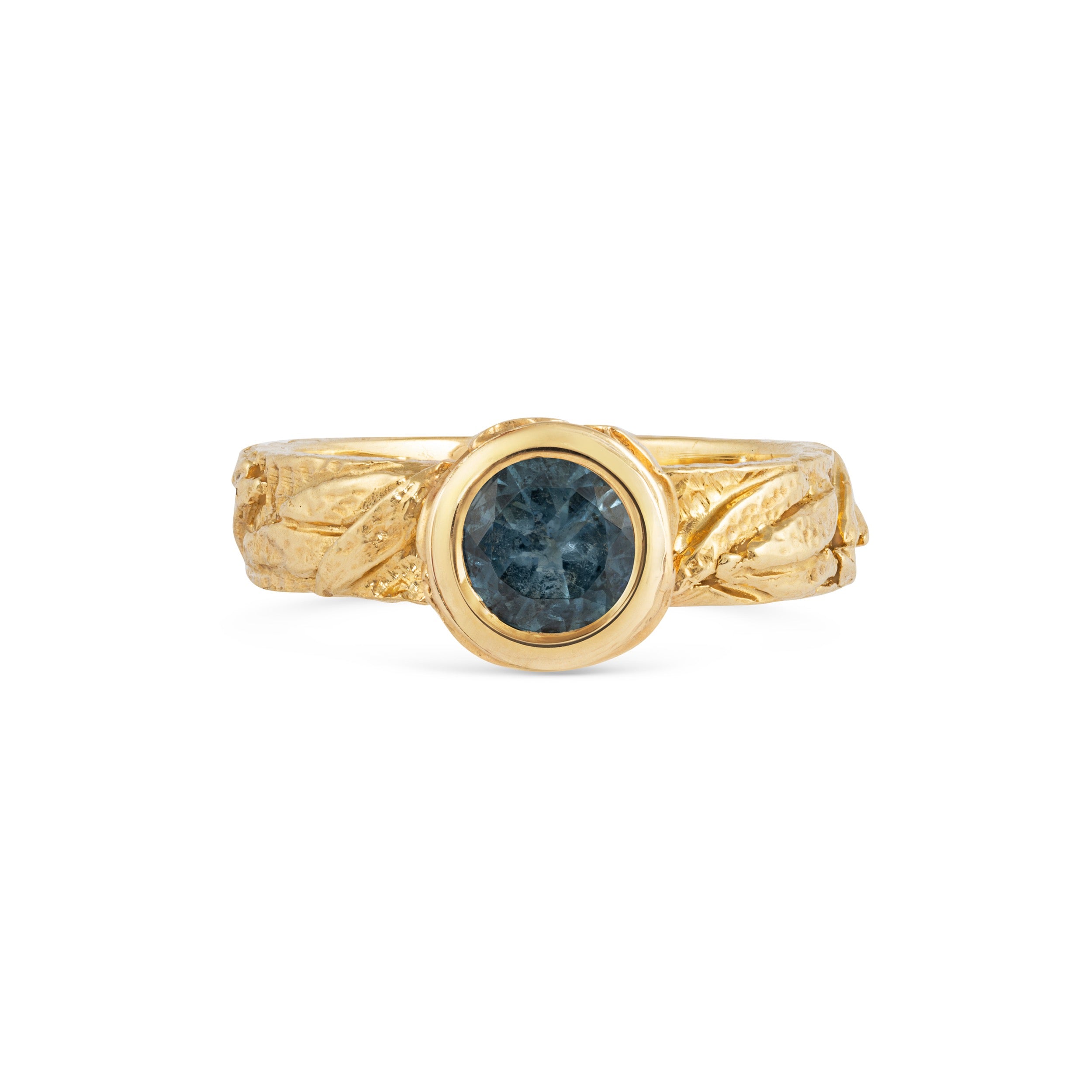 Teal Australian Sapphire Ring