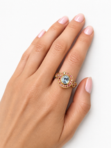 'Skyfall' Sapphire ring