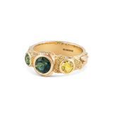 Tri Colour Australian Sapphire Ring